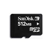 Carte Mmoire Micro SD 512 Mb